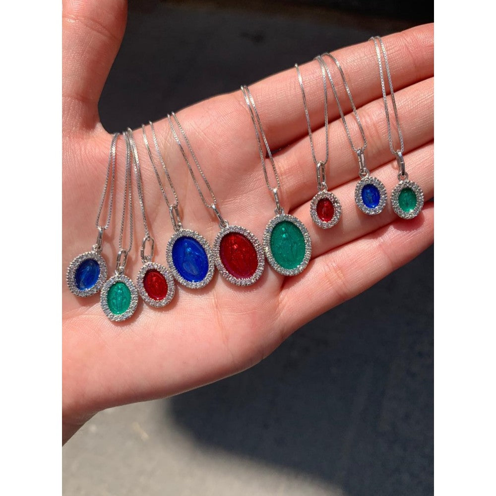 Collana madonnina color