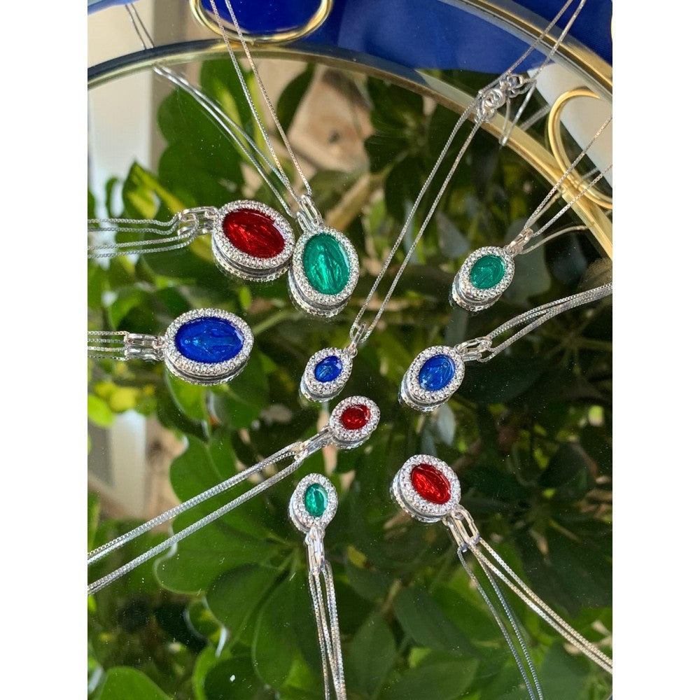 Collana madonnina color
