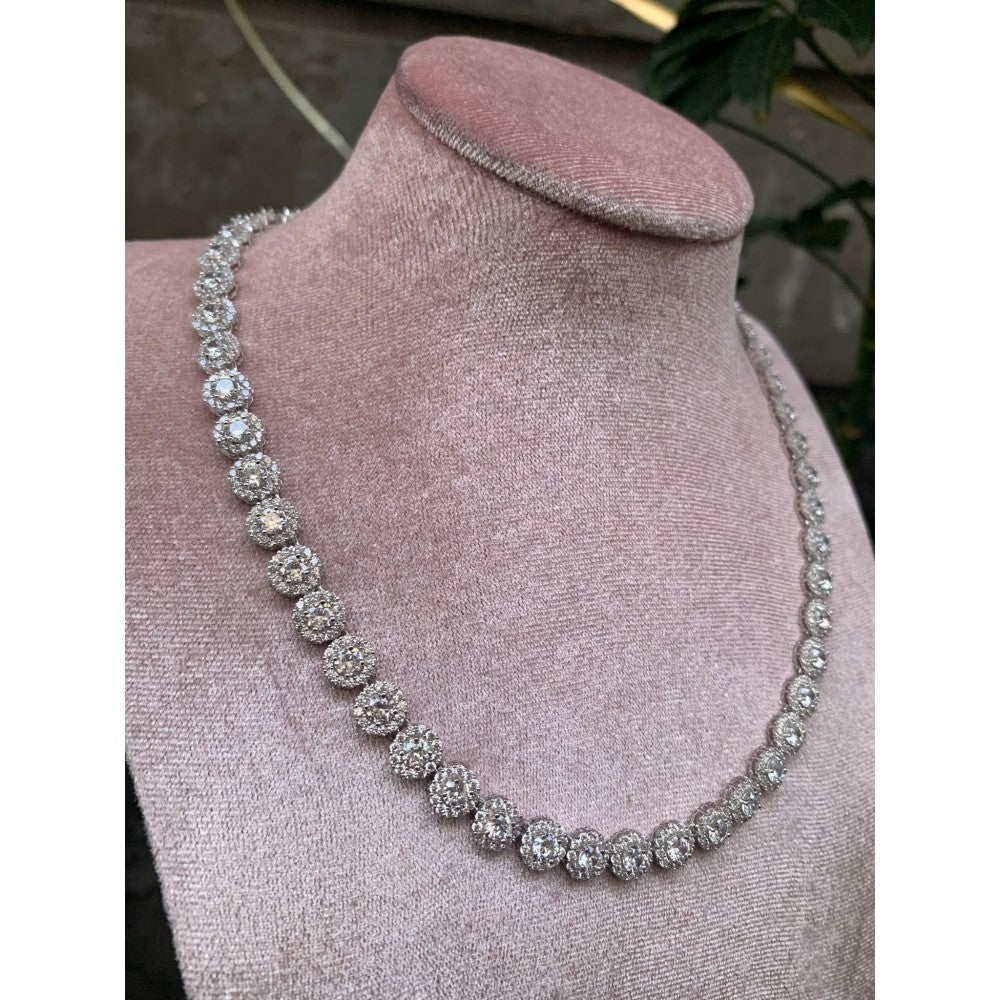 collana tennis flower