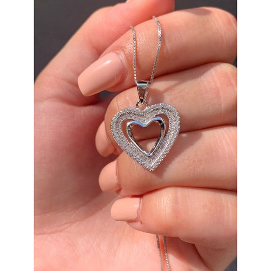 collana zircon heart