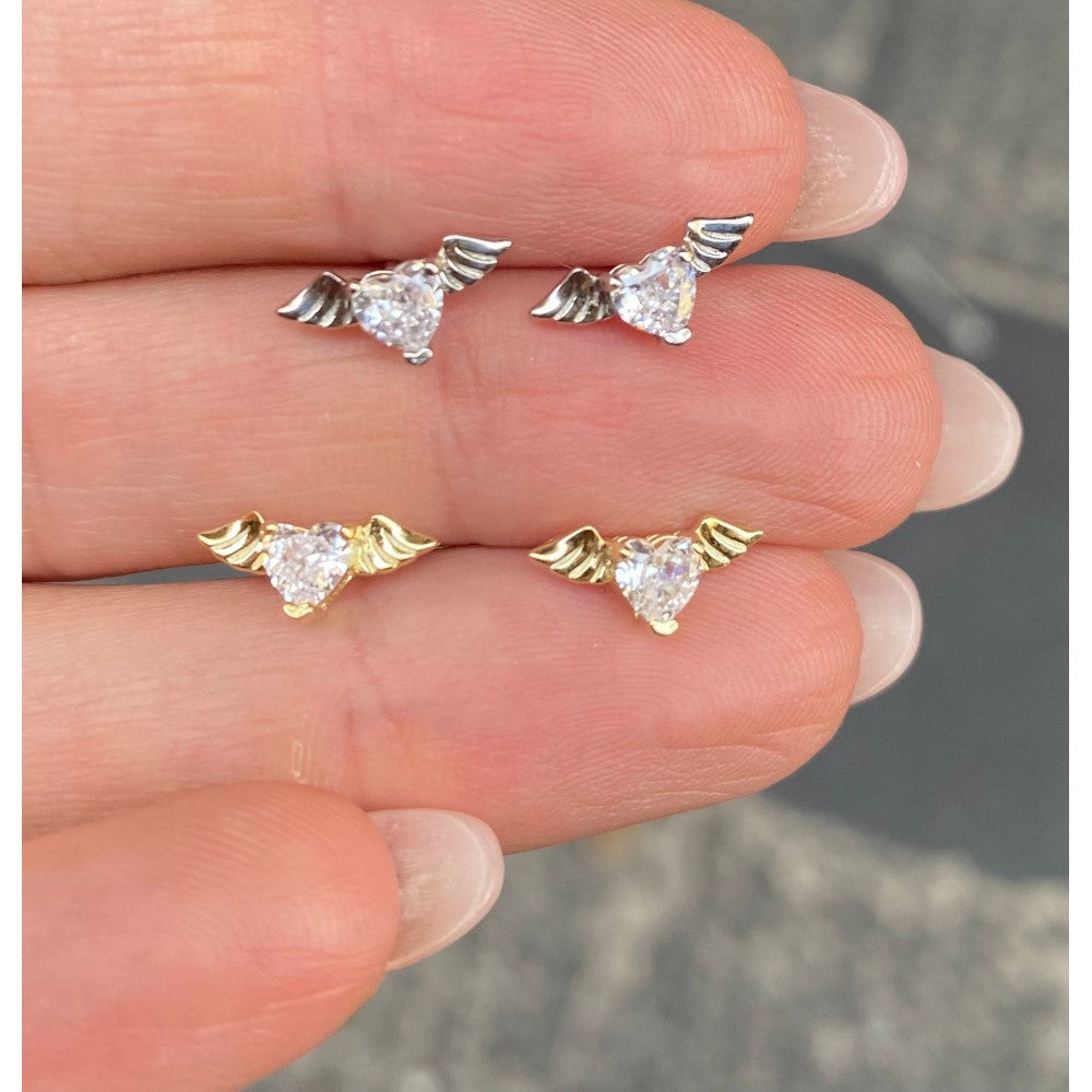 orecchini fly heart