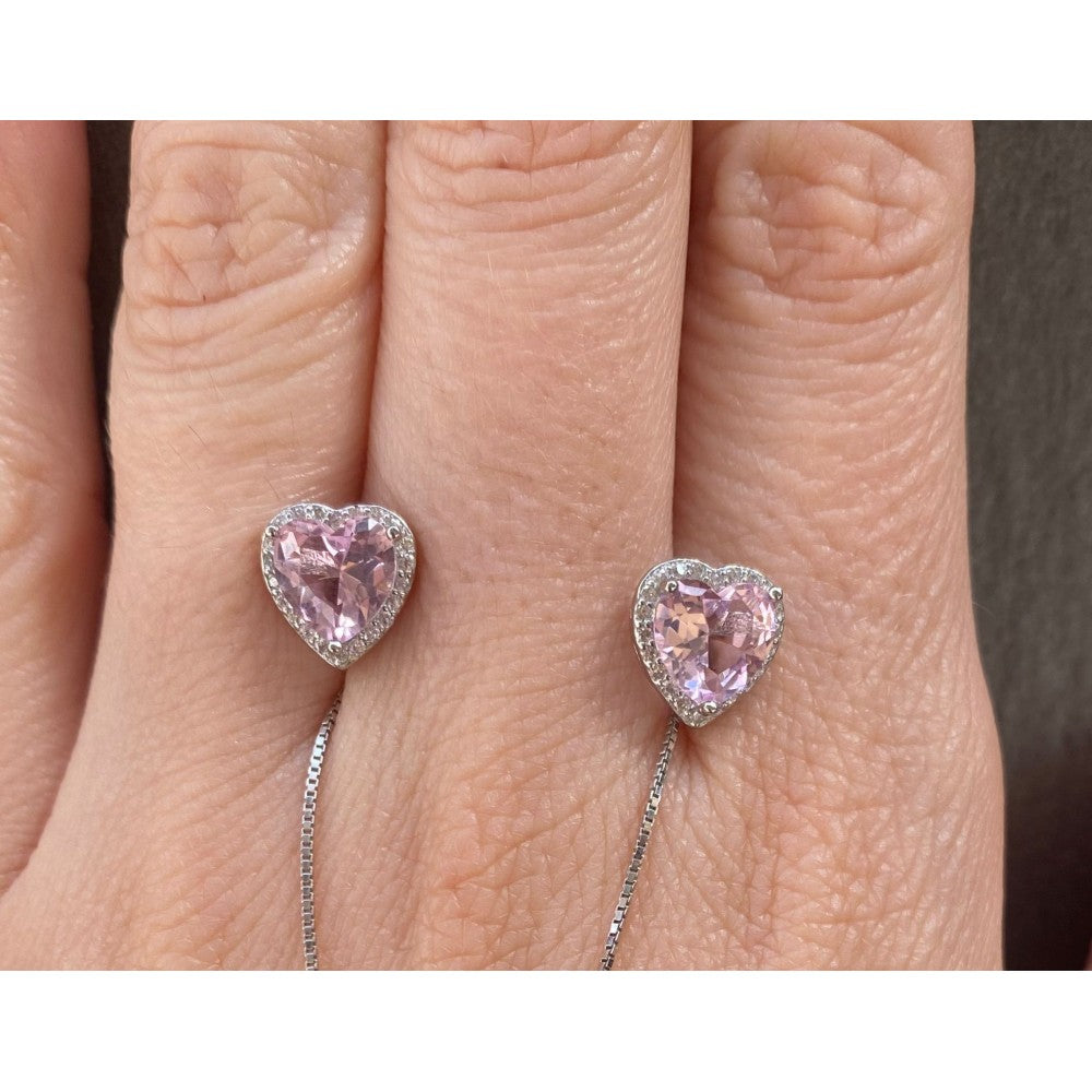 Orecchini pink heart